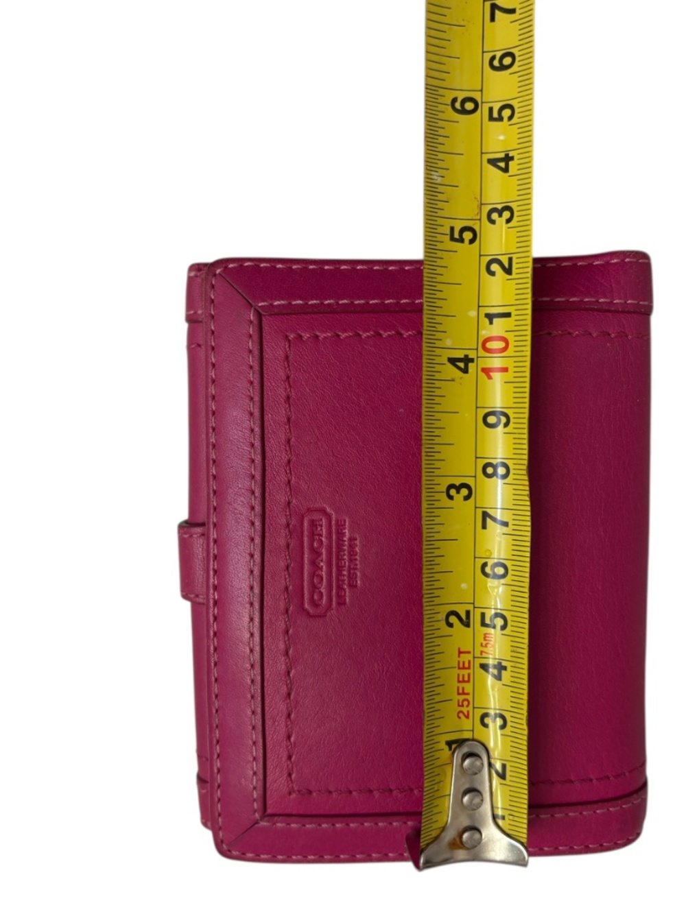 Coach vintage y2k pink leather soho buckle wallet RARE - Picture 10 of 10